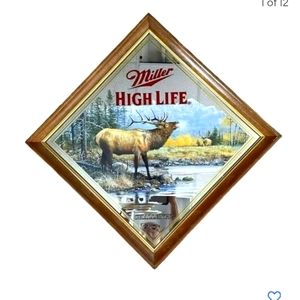 1996 Miller high life beer sign/ mirror